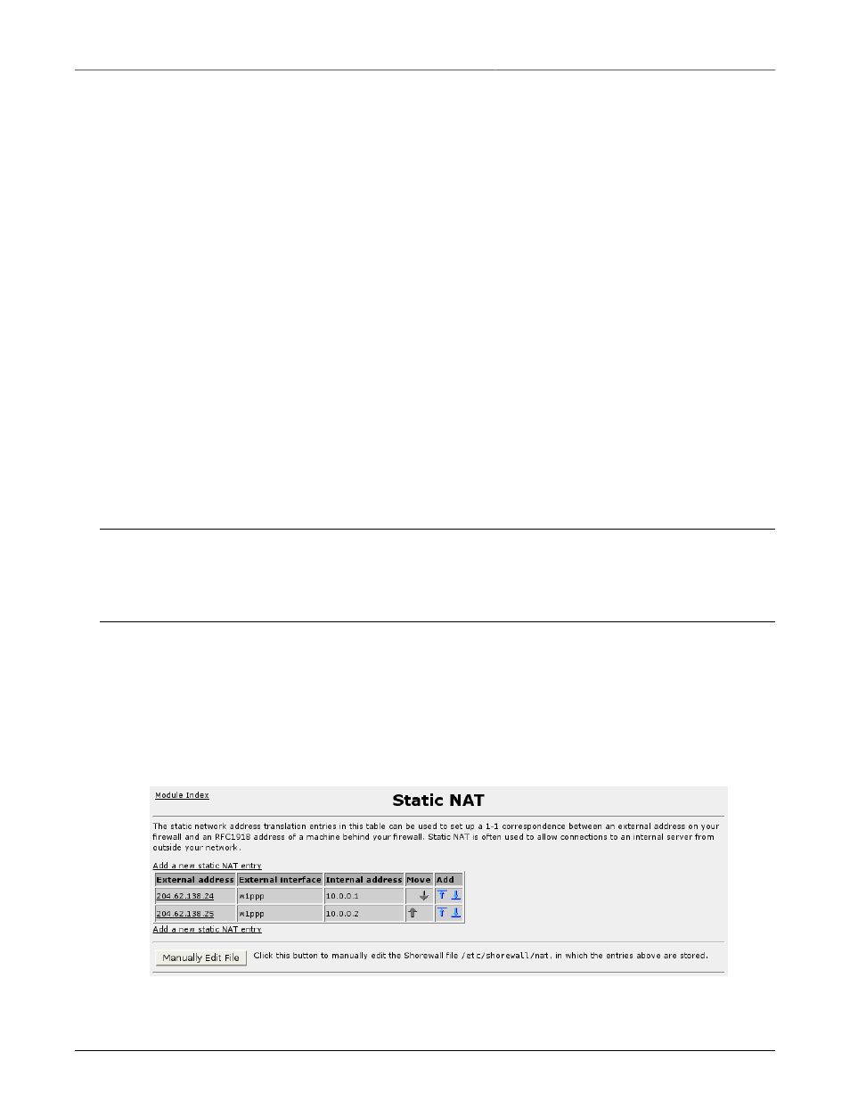 Static nat | RuggedCom RuggedRouter RX1100 User Manual | Page 134 / 341