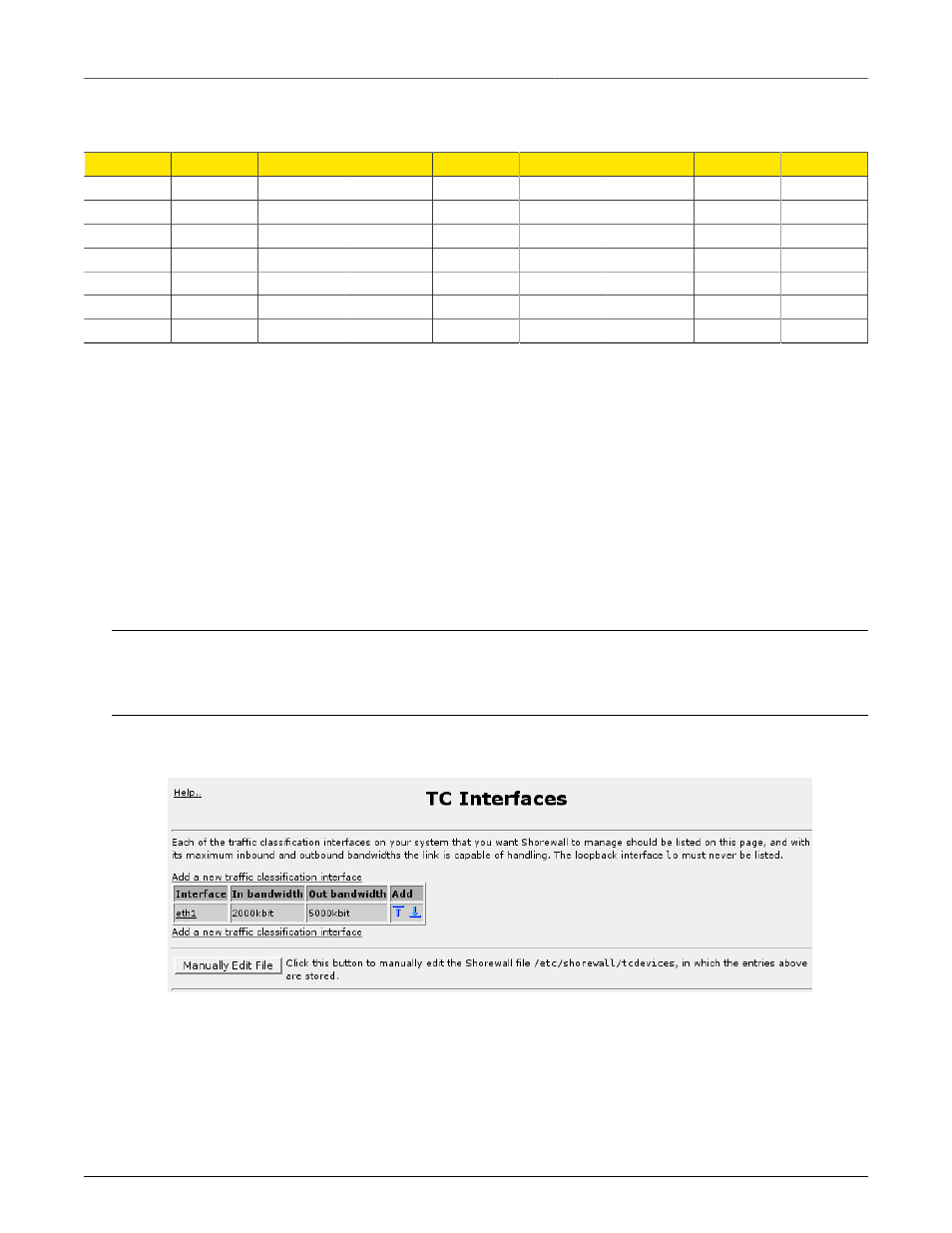 Tc rules, Traffic control configuration, Tc interfaces (tcdevices) | Tc interfaces | RuggedCom RuggedRouter RX1100 User Manual | Page 138 / 341