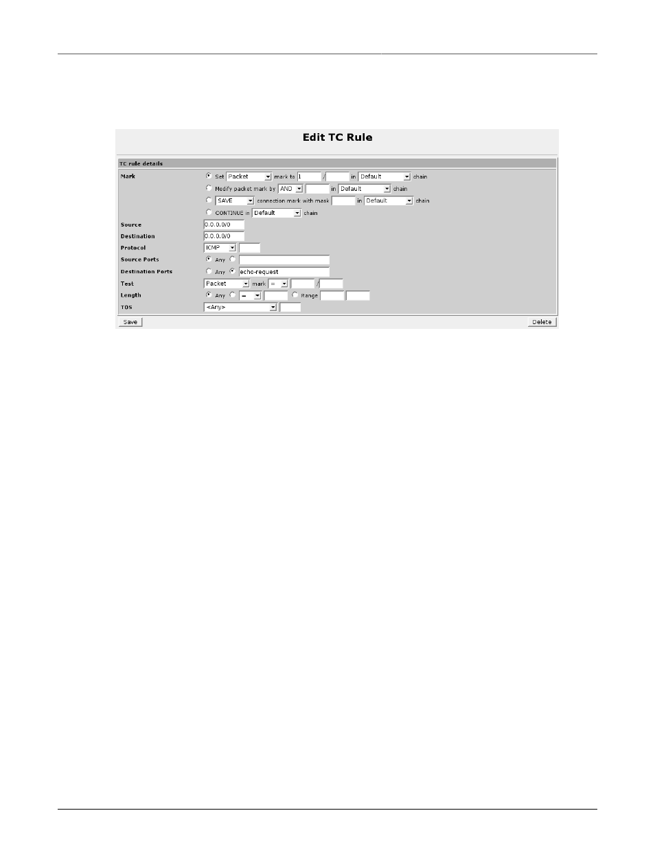 Edit tc rule | RuggedCom RuggedRouter RX1100 User Manual | Page 142 / 341