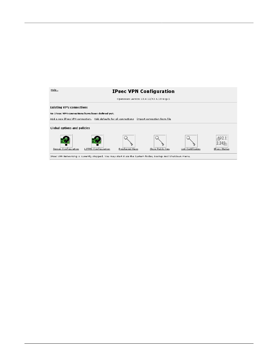 Vpn main menu | RuggedCom RuggedRouter RX1100 User Manual | Page 148 / 341