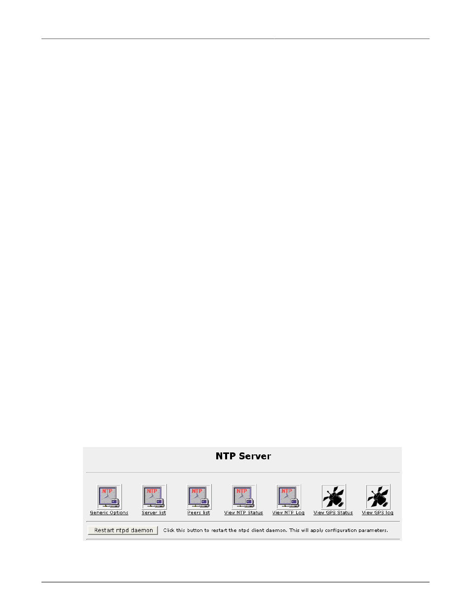 The ntp sanity limit, Ntp and the precision time protocol card, Included with ntp | Ntp configuration, Ntp server main menu, Ntp server | RuggedCom RuggedRouter RX1100 User Manual | Page 257 / 341