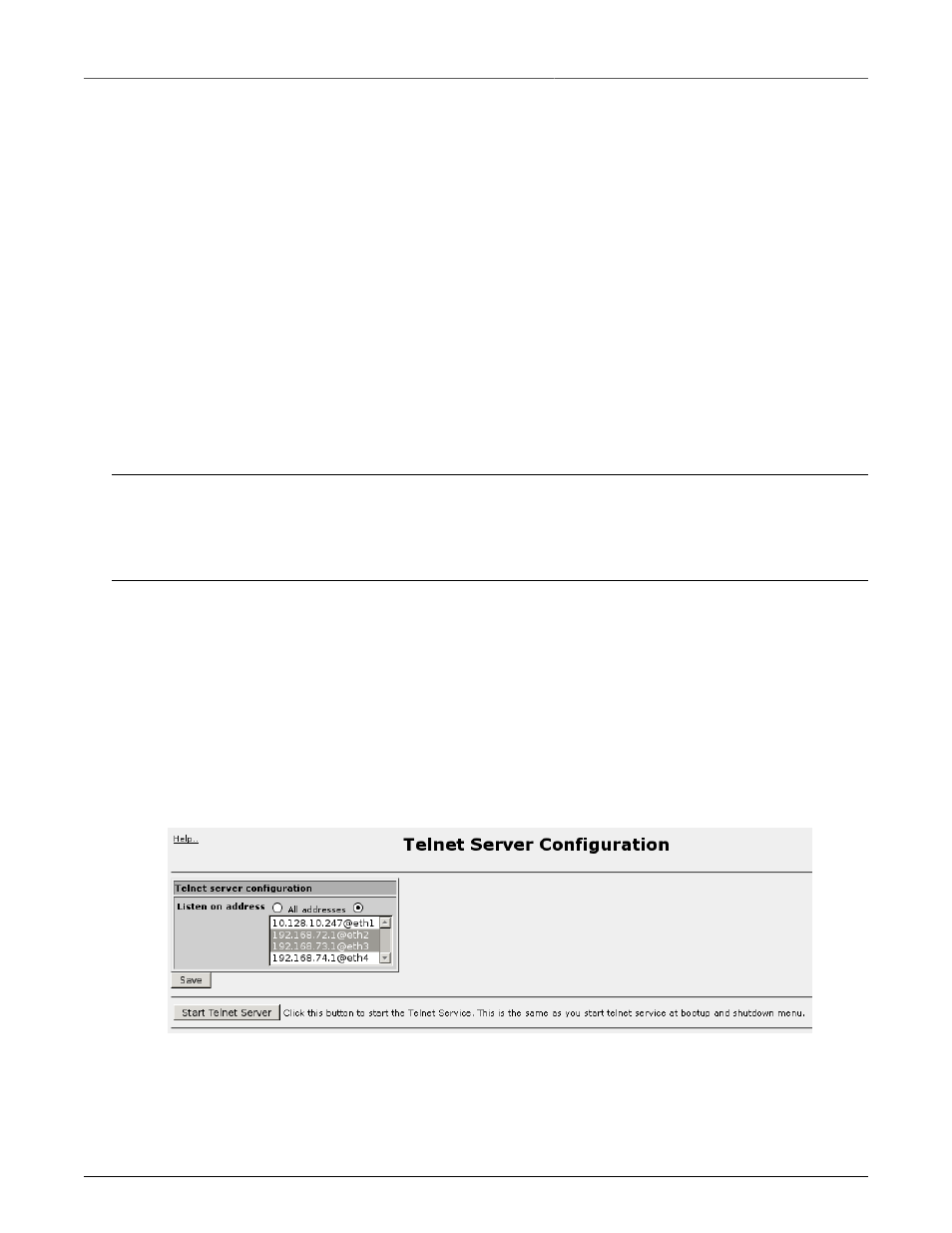 Configuring the telnet server, Introduction, Telnet fundamentals | Telnet server configuration, 266 31.2. telnet fundamentals, 266 31.3. telnet server configuration, Telnet server configuration main menu | RuggedCom RuggedRouter RX1100 User Manual | Page 266 / 341