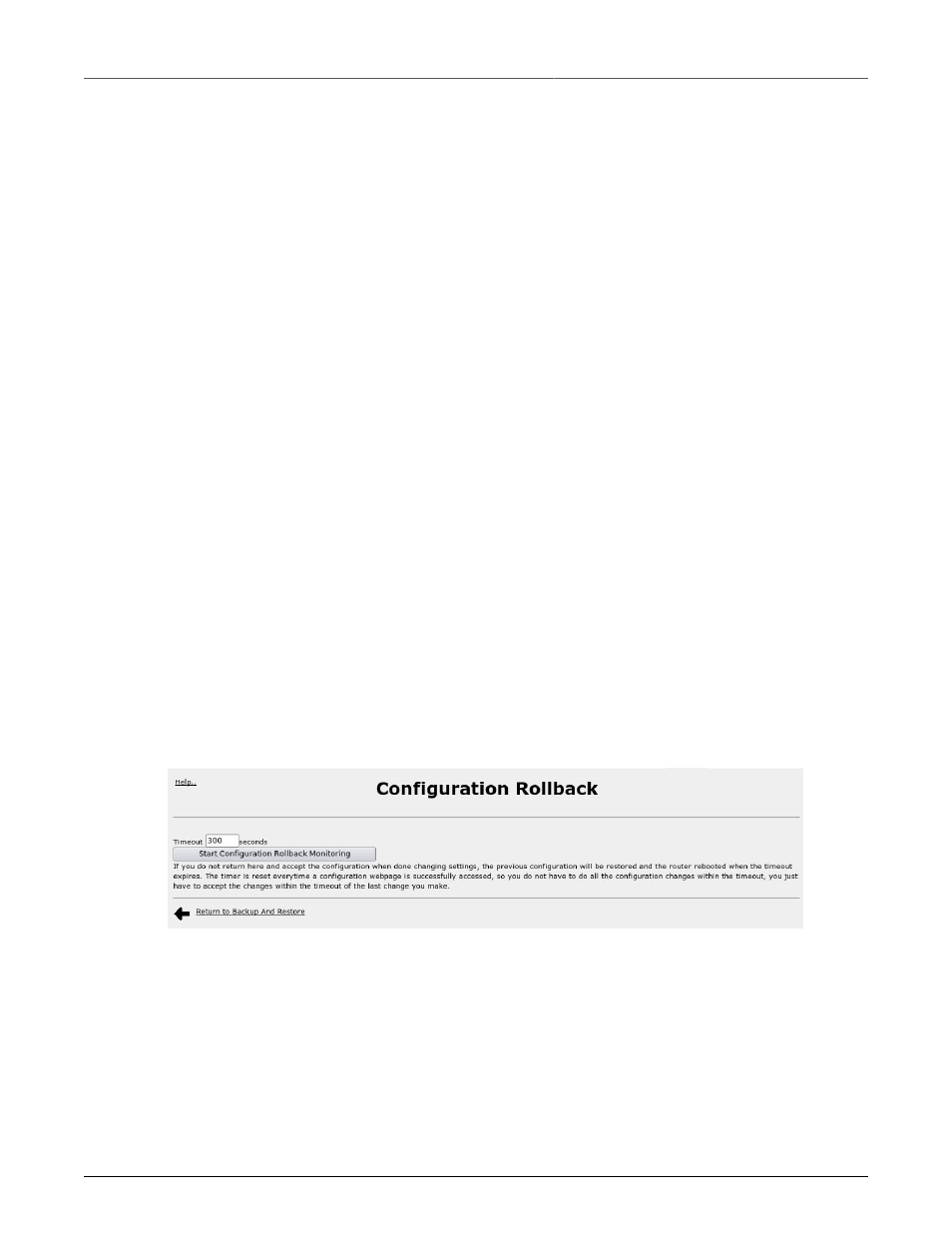 Configuration rollback, Configuration rollback menu | RuggedCom RuggedRouter RX1100 User Manual | Page 293 / 341