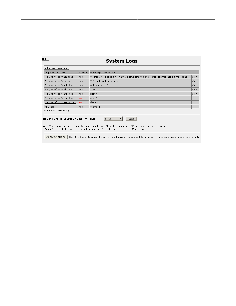 System logs | RuggedCom RuggedRouter RX1100 User Manual | Page 313 / 341