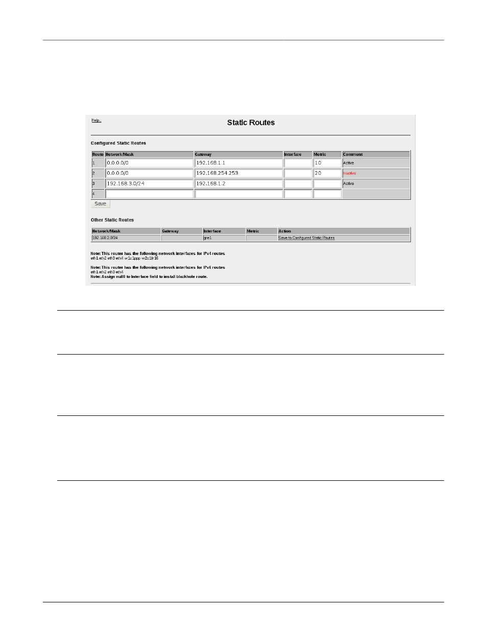 Configuring static routes, Static routes | RuggedCom RuggedRouter RX1100 User Manual | Page 53 / 341