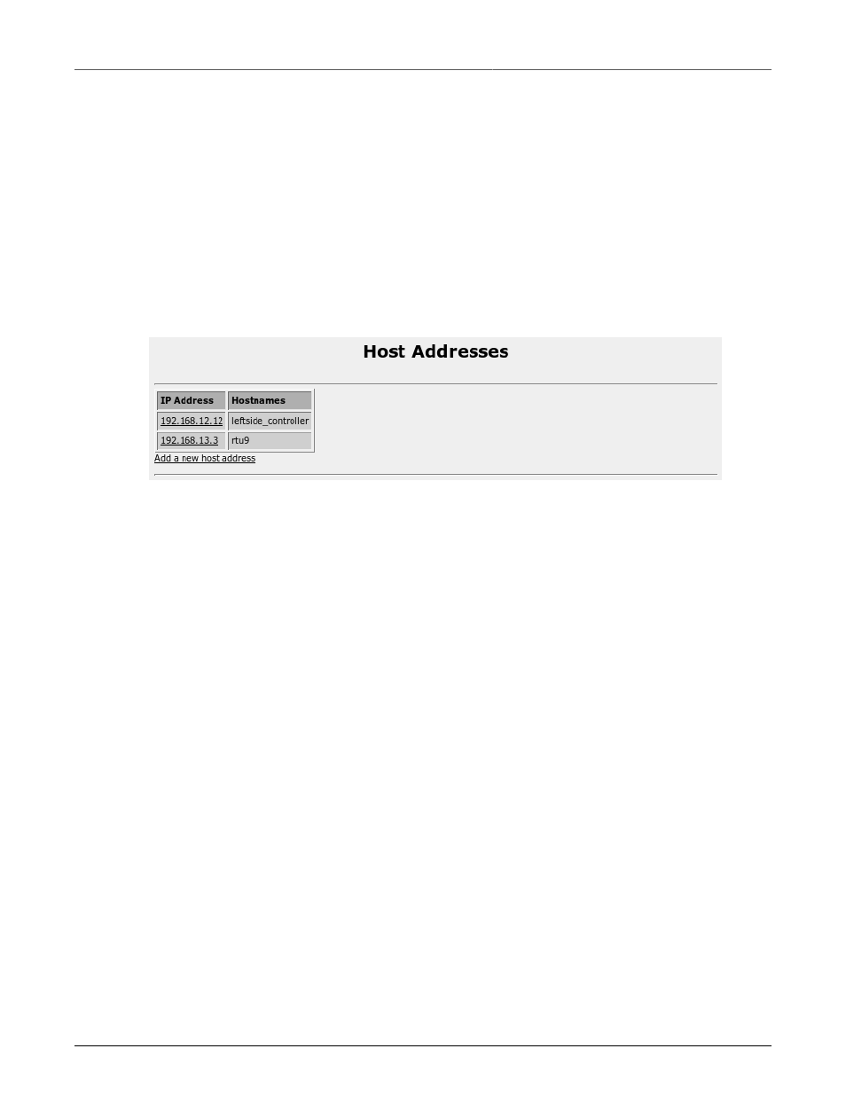 Host addresses, End to end backup, 56 5.3.7. end to end backup | RuggedCom RuggedRouter RX1100 User Manual | Page 56 / 341