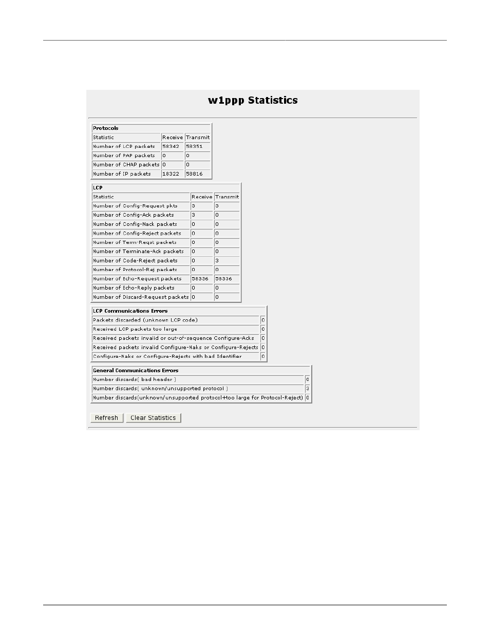 Ppp interface statistics, T1/e1 loopback, Ppp link statistics | RuggedCom RuggedRouter RX1100 User Manual | Page 76 / 341