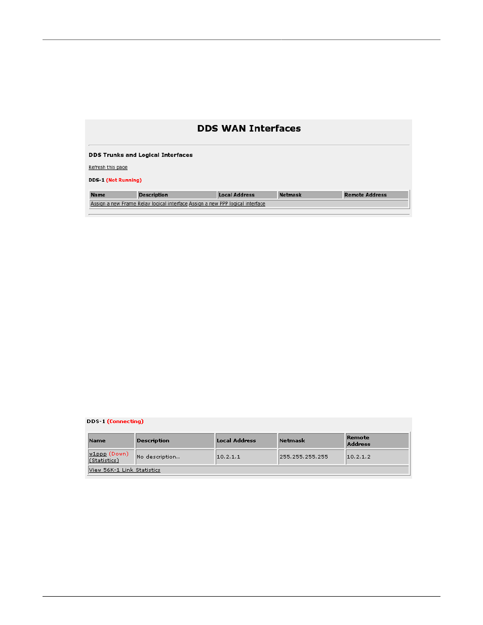 Dds network interfaces, Naming of logical interfaces, Dds wan interfaces | RuggedCom RuggedRouter RX1100 User Manual | Page 86 / 341