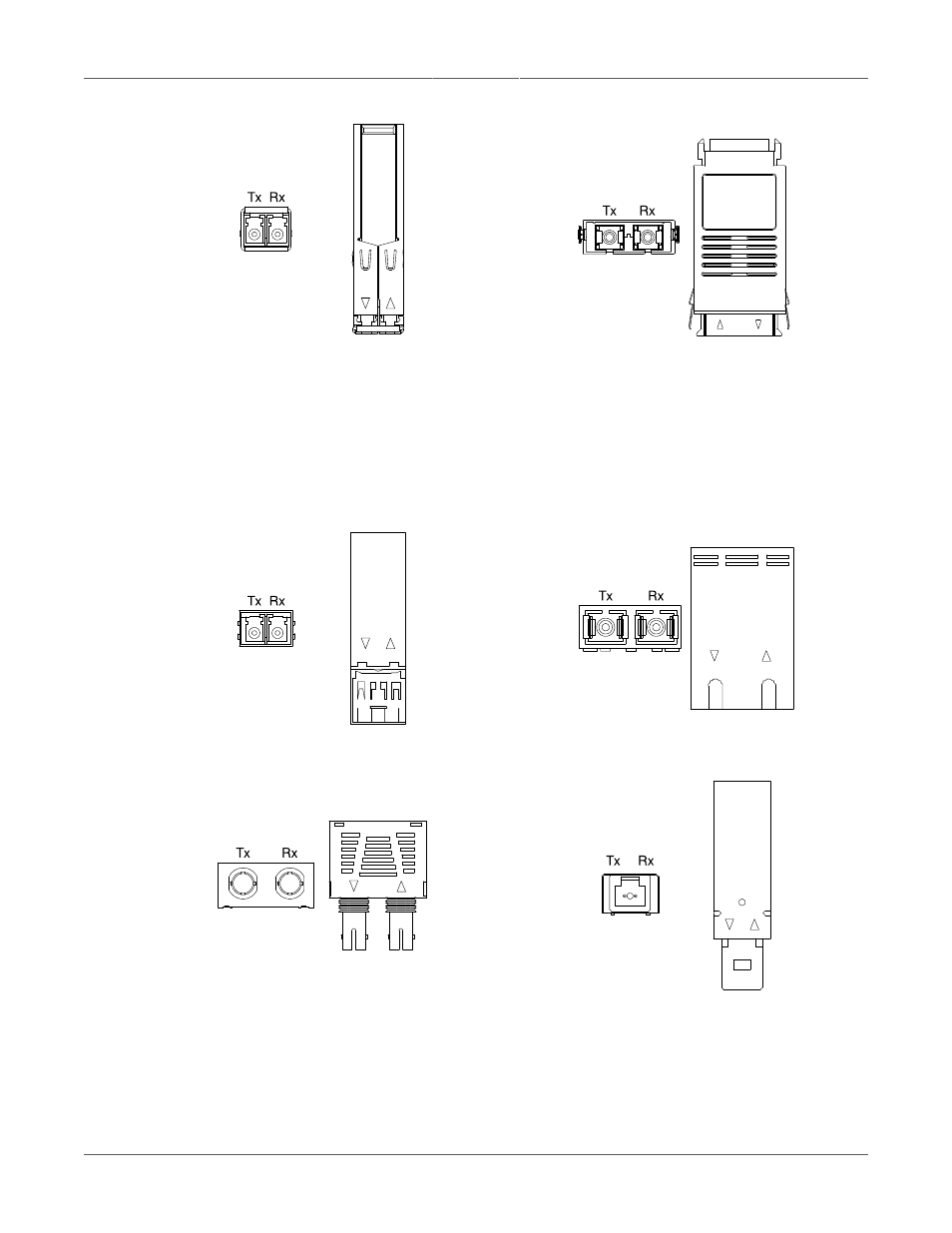 Fixed fiber transceivers, Power supply wiring and grounding, 16 3.2.3. power supply wiring and grounding | 1000lx sfp (mini-gbic) module and lc connector, 16 3.7. 1000lx gbic connector, 16 3.8. 1000lx lc connector, 16 3.9. 1000lx sc connector, 16 3.10. 100fx/1000lx st connector, 16 3.11. mtrj 100fx connector | RuggedCom RUGGEDSWITCH RSG2288 User Manual | Page 16 / 39