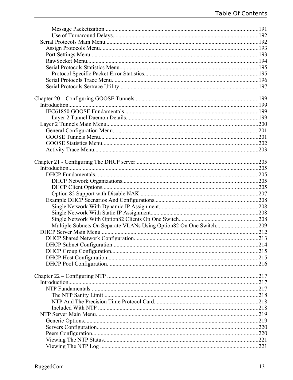 RuggedCom RuggedRouter RX1000 User Manual | Page 15 / 284