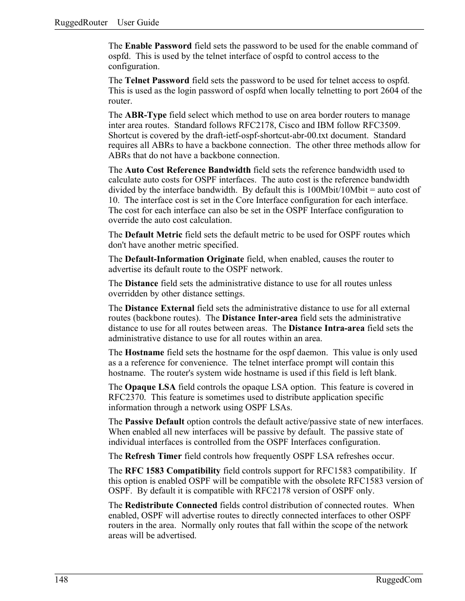 RuggedCom RuggedRouter RX1000 User Manual | Page 150 / 284