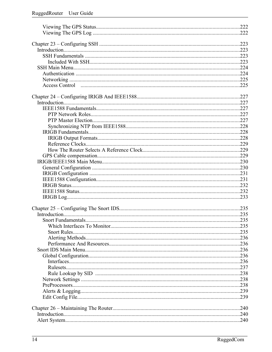 RuggedCom RuggedRouter RX1000 User Manual | Page 16 / 284