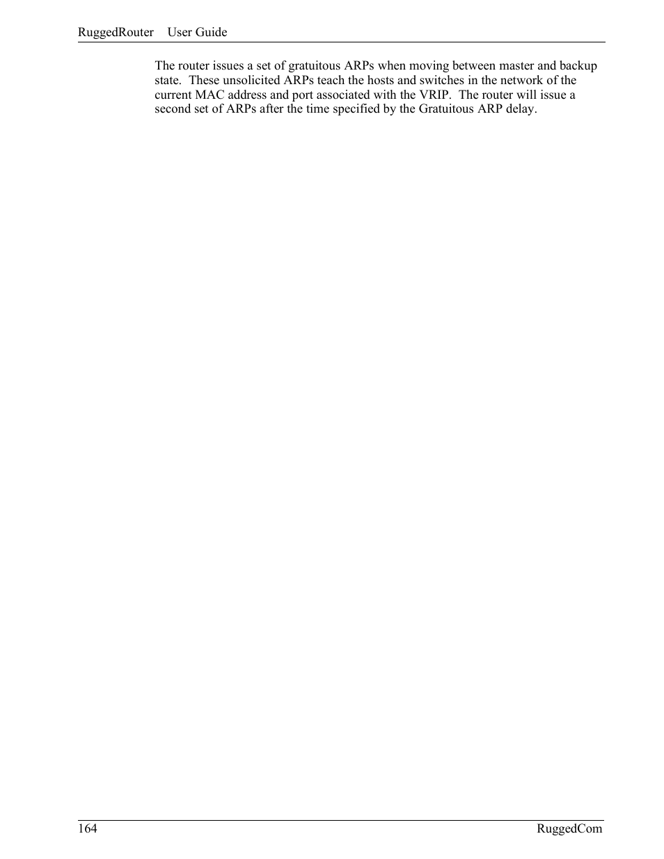 RuggedCom RuggedRouter RX1000 User Manual | Page 166 / 284