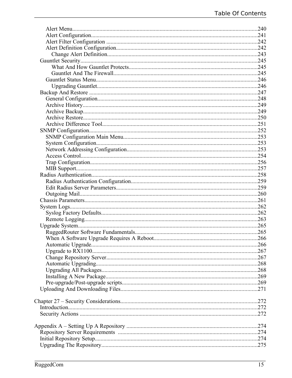 RuggedCom RuggedRouter RX1000 User Manual | Page 17 / 284