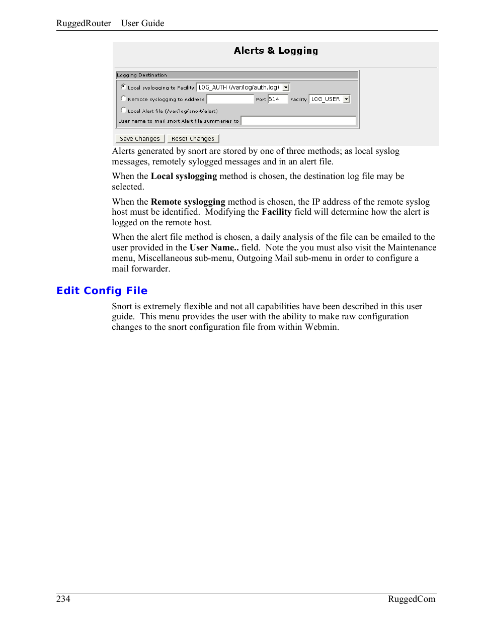 Edit config file | RuggedCom RuggedRouter RX1000 User Manual | Page 236 / 284