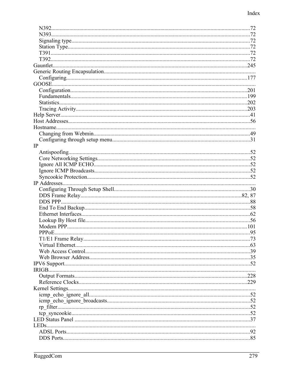 RuggedCom RuggedRouter RX1000 User Manual | Page 281 / 284