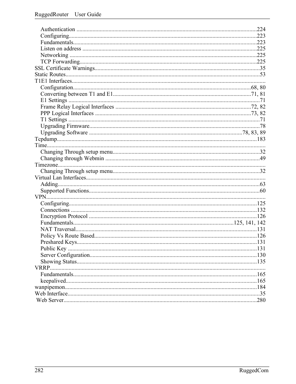 RuggedCom RuggedRouter RX1000 User Manual | Page 284 / 284