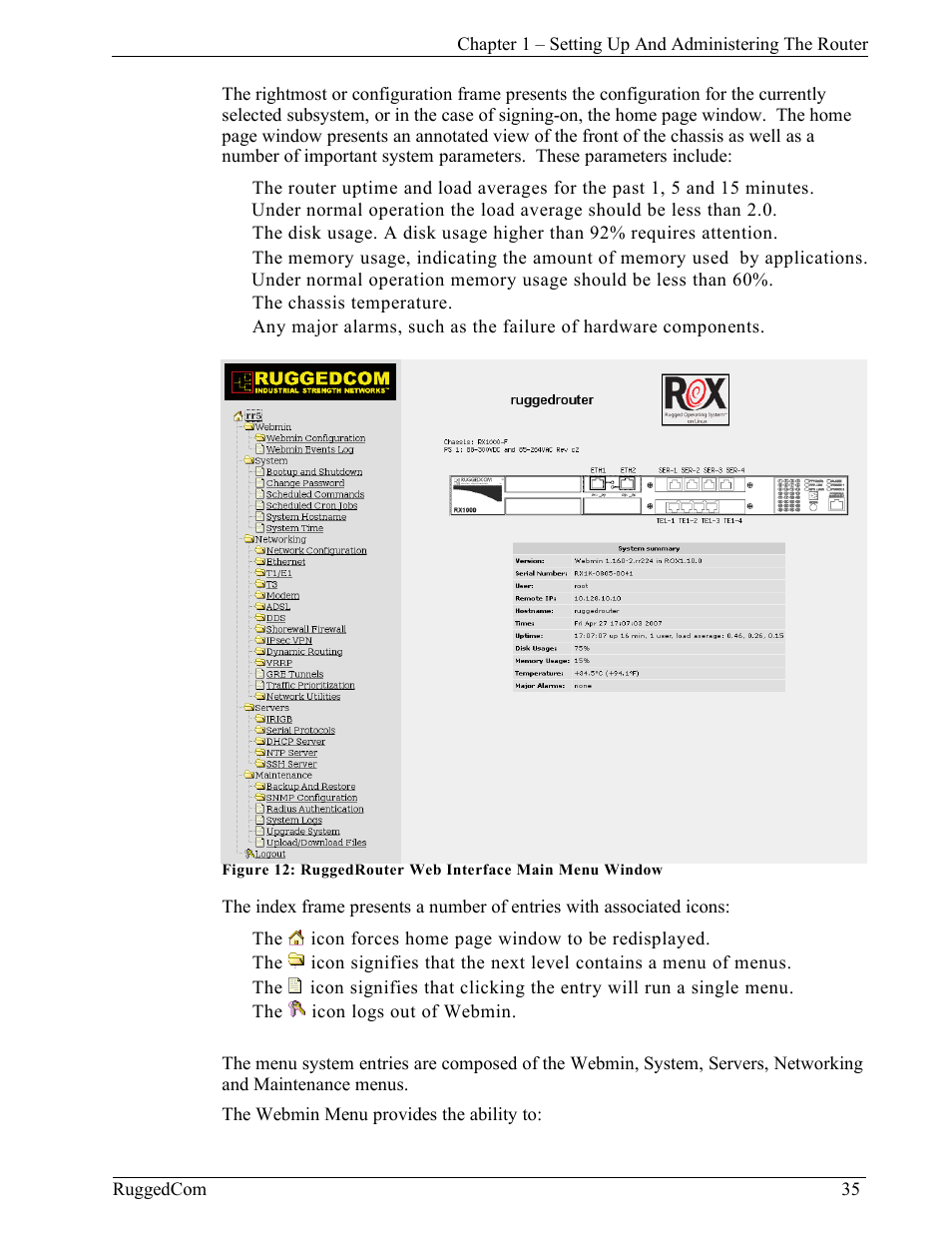 RuggedCom RuggedRouter RX1000 User Manual | Page 37 / 284