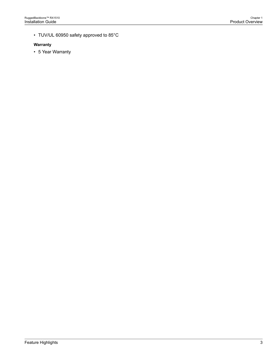 RuggedCom RUGGEDBACKBONE RX1510 User Manual | Page 9 / 52