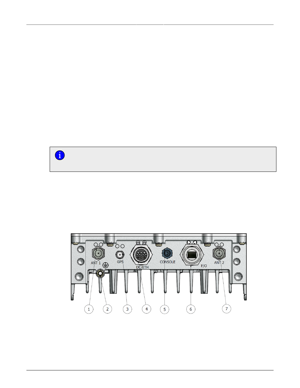 Tower mount, Cable connections, 20 3.4.5. cable connections | Fiber optic ethernet port option | RuggedCom RUGGEDMAX WIN7000 User Manual | Page 20 / 34