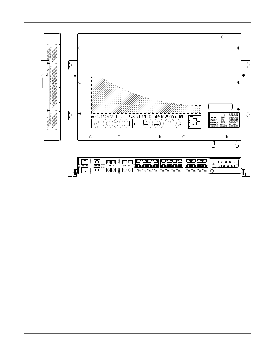 Fiber optic transceiver orientation and connection, Pluggable fiber transceiver modules | RuggedCom RSG2300 User Manual | Page 14 / 36