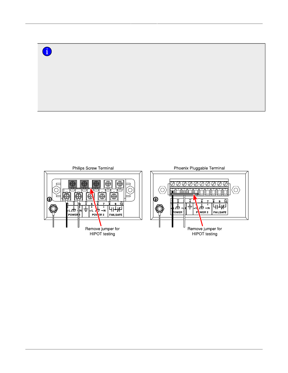 Dielectric strength (hipot) testing, Failsafe alarm relay wiring and specifications | RuggedCom RSG2300 User Manual | Page 20 / 36