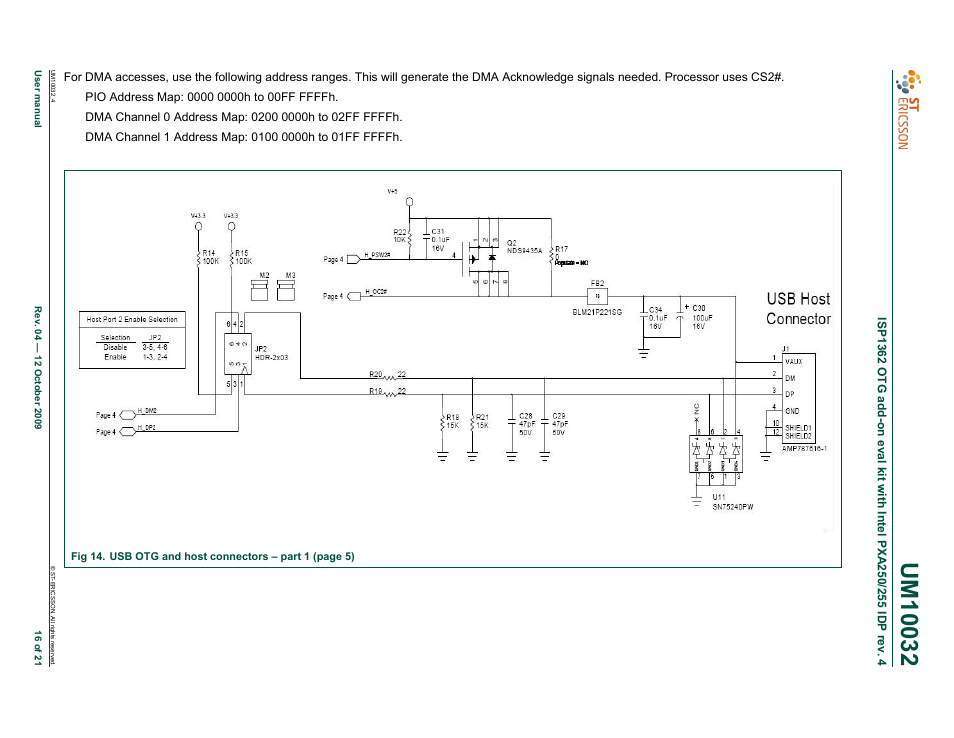 Rowe ISP1362 OTG add-on eval kit with Intel PXA250/255 IDP rev. 4 UM10032 User Manual | Page 16 / 21