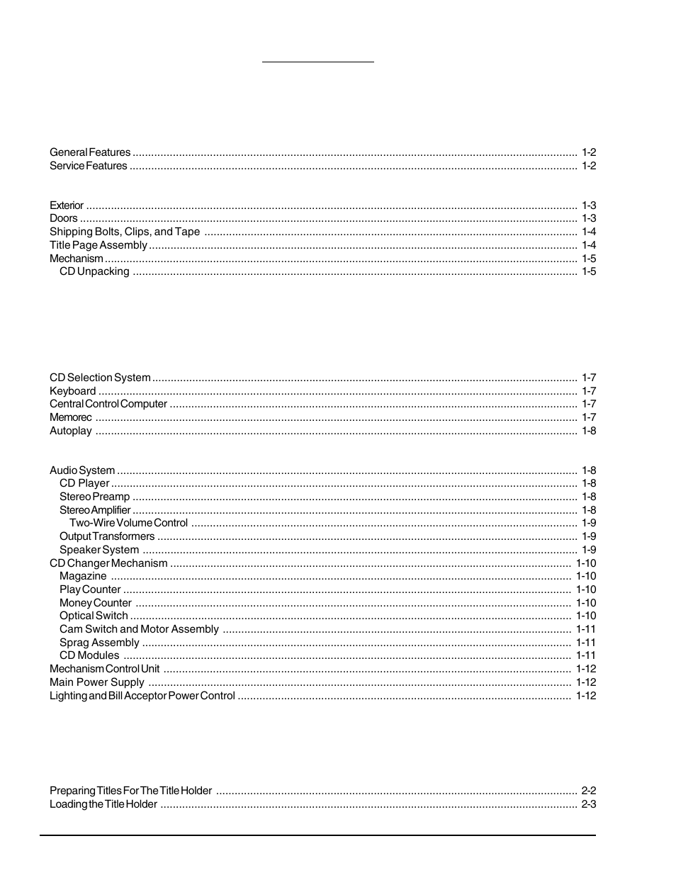 Rowe CD-100K User Manual | Page 5 / 165