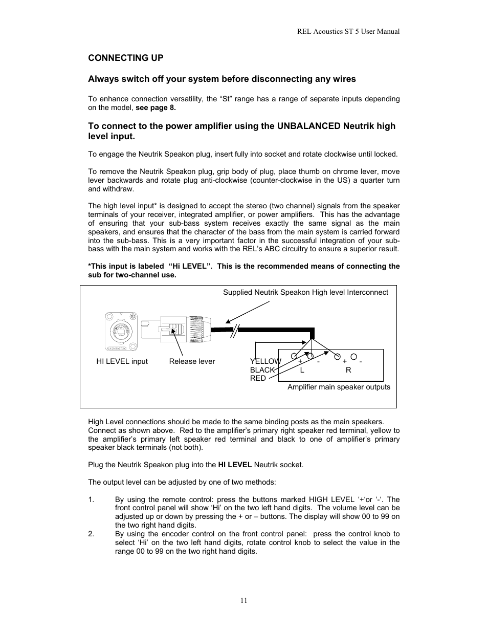 REL Acoustics Strata 5 User Manual | Page 11 / 20