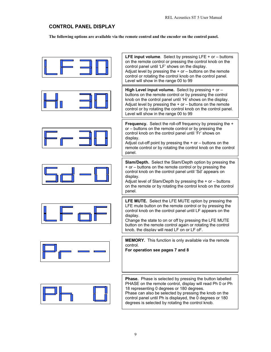 REL Acoustics Strata 5 User Manual | Page 9 / 20