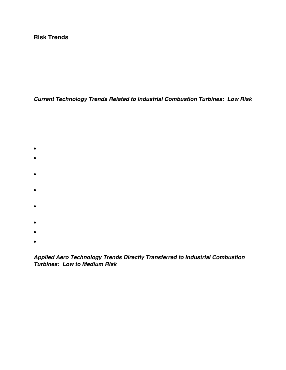 Risk trends, Risk trends -3, Turbines: low to medium risk -3 | Rolls-Royce 1004227 User Manual | Page 19 / 82