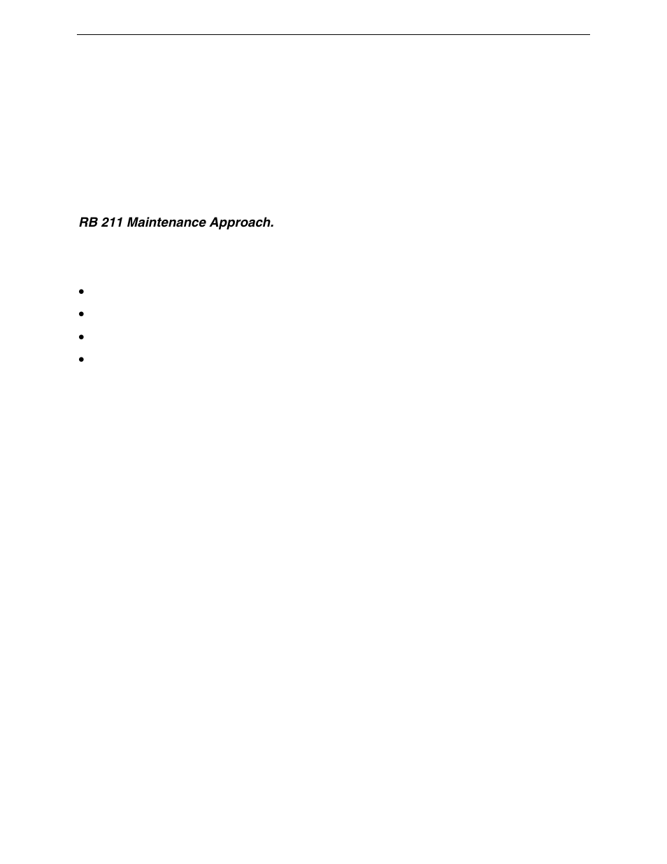 Rb 211 maintenance approach, Rb 211 maintenance approach -4 | Rolls-Royce 1004227 User Manual | Page 30 / 82