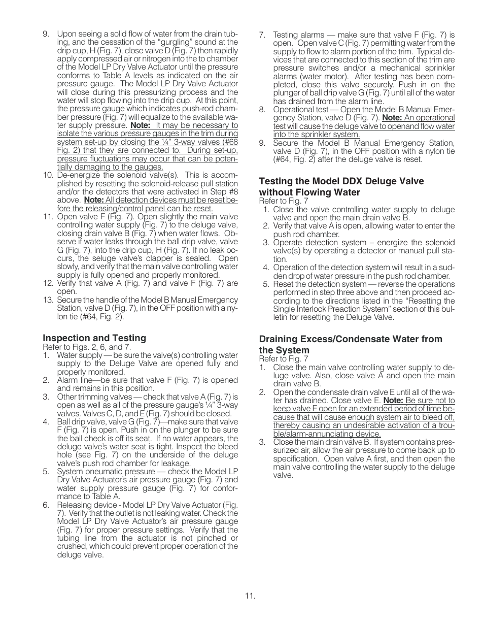 Reliable Sprinkler RELIABLE Single Interlock Preaction System 6103060028 User Manual | Page 11 / 18