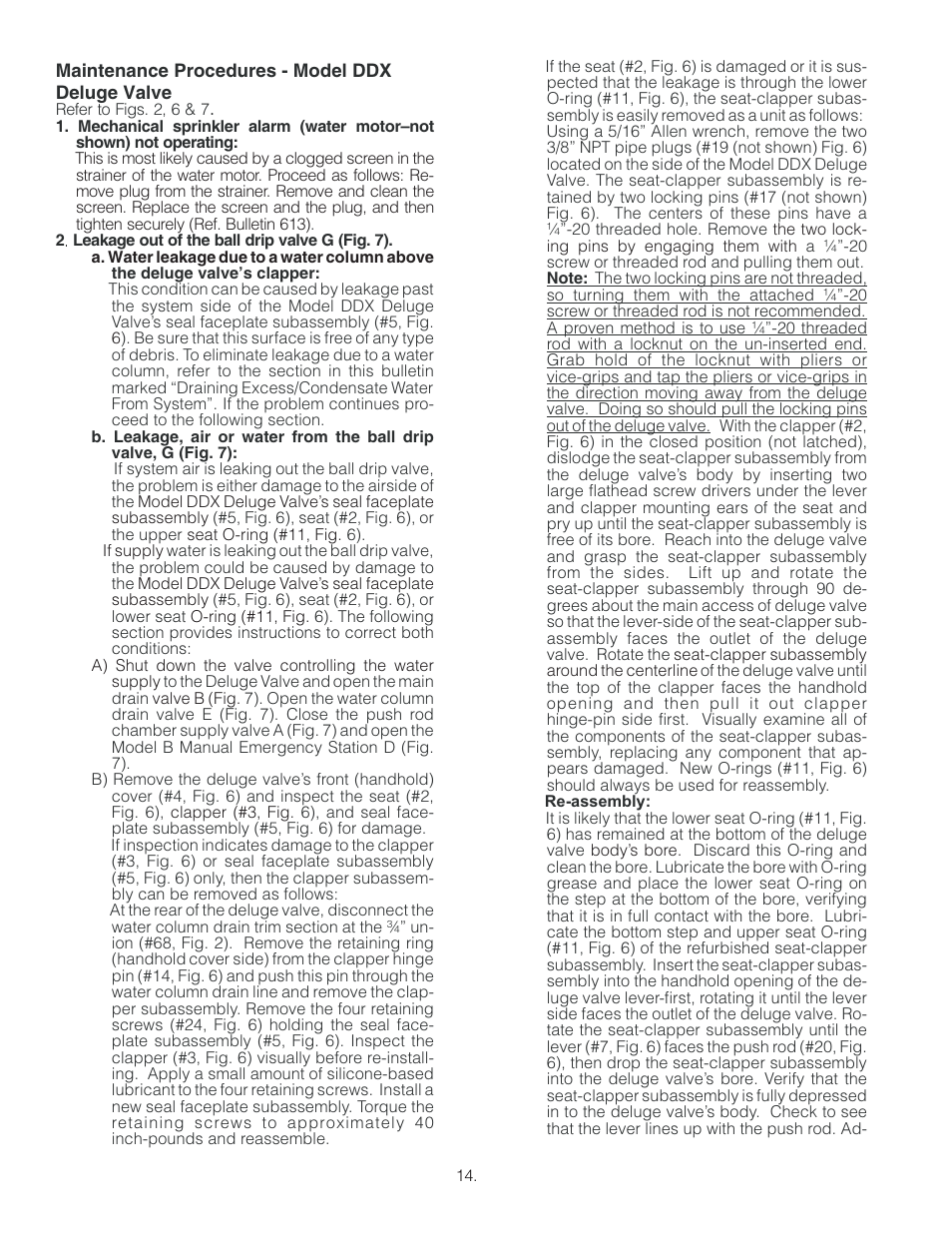 Reliable Sprinkler RELIABLE Single Interlock Preaction System 6103060028 User Manual | Page 14 / 18