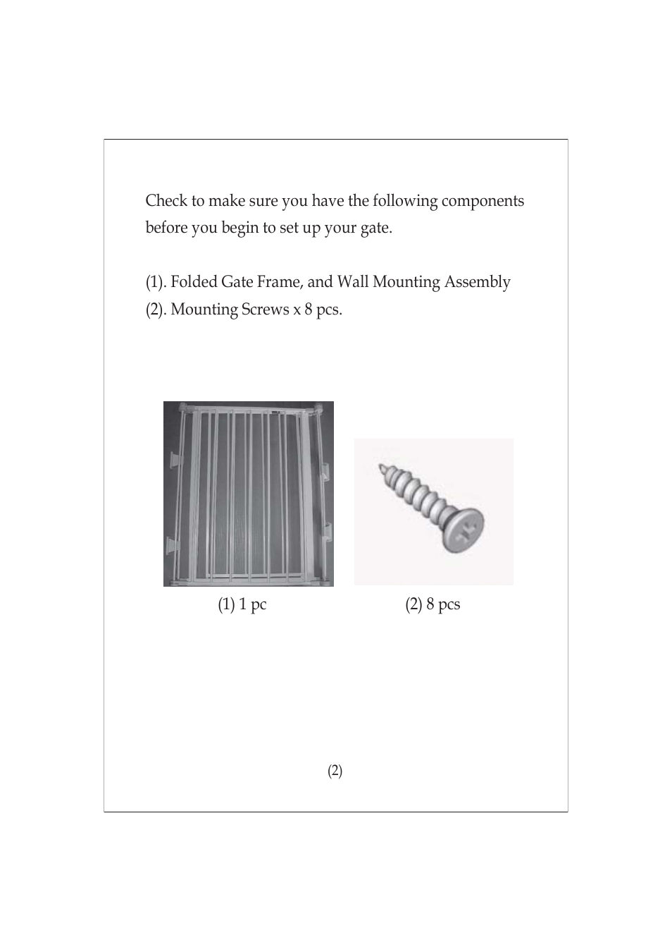1175-1180 booklet3 | Regalo FLEXI GATE FORM 1175 User Manual | Page 3 / 6