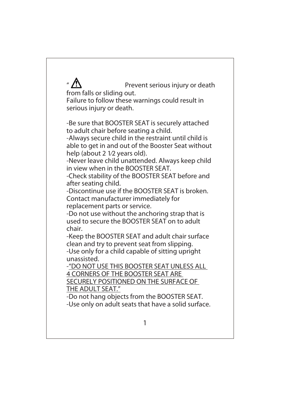 3510-instructions02 | Regalo PORTABLE BOOSTER AND ACTIVITY SEAT 3510 User Manual | Page 2 / 7