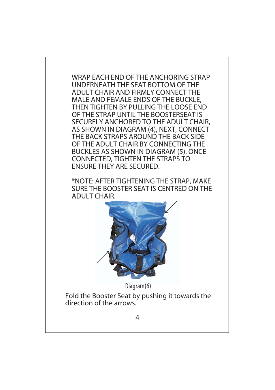 3510-instructions05 | Regalo PORTABLE BOOSTER AND ACTIVITY SEAT 3510 User Manual | Page 5 / 7