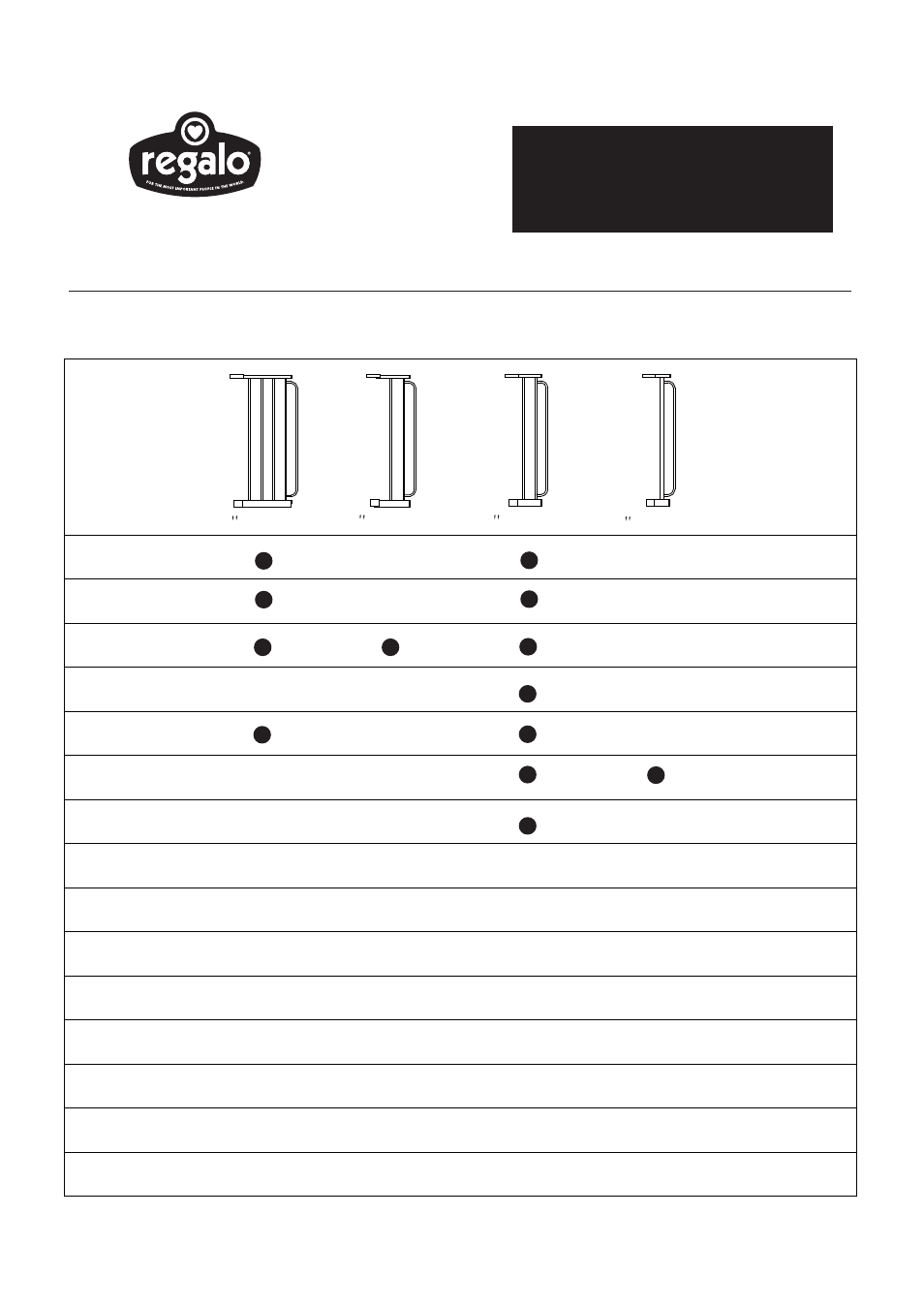 Regalo gate instructions02 | Regalo Safety Gate User Manual | Page 2 / 9