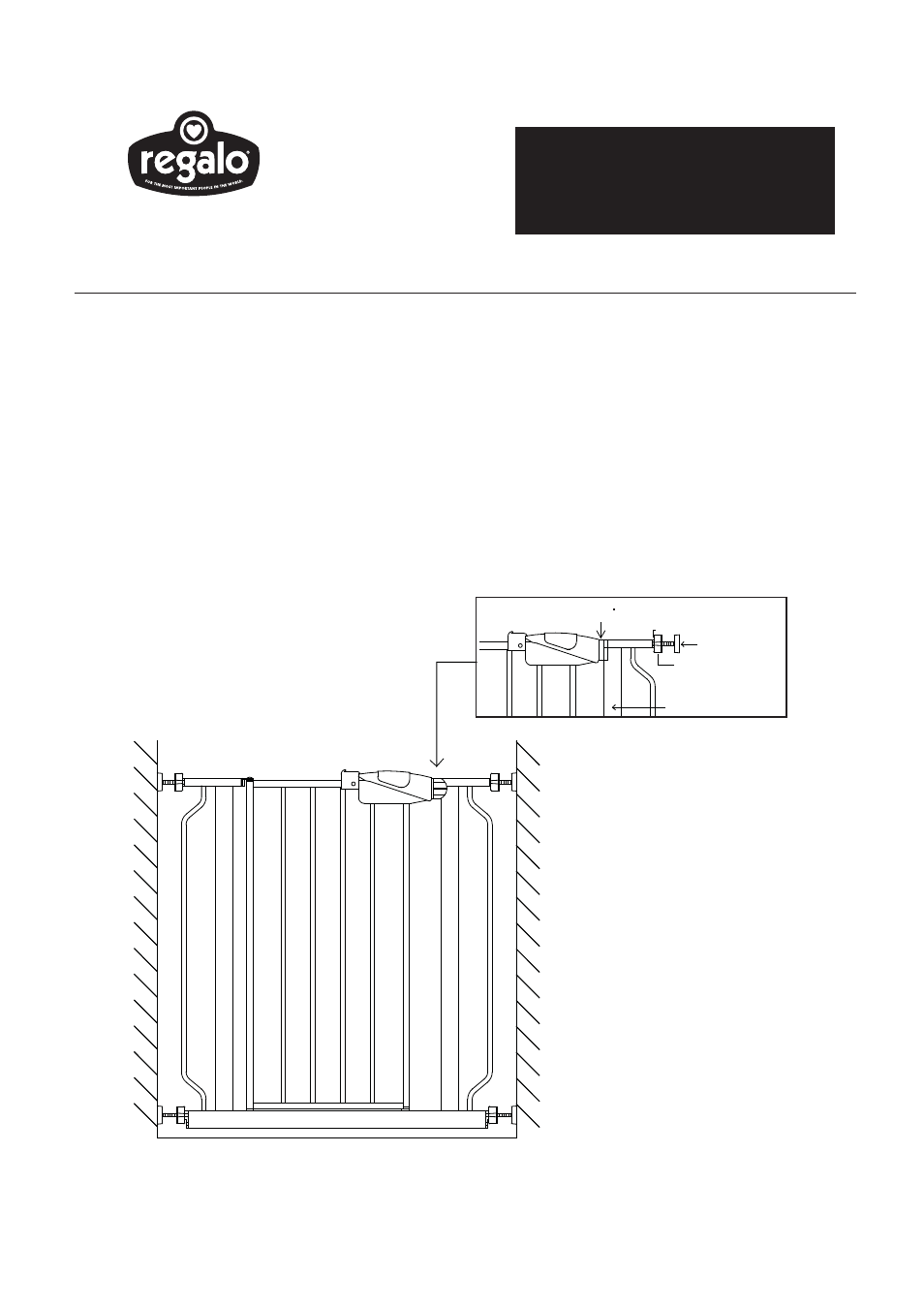 Regalo gate instructions07, Gate instructions | Regalo Safety Gate User Manual | Page 7 / 9