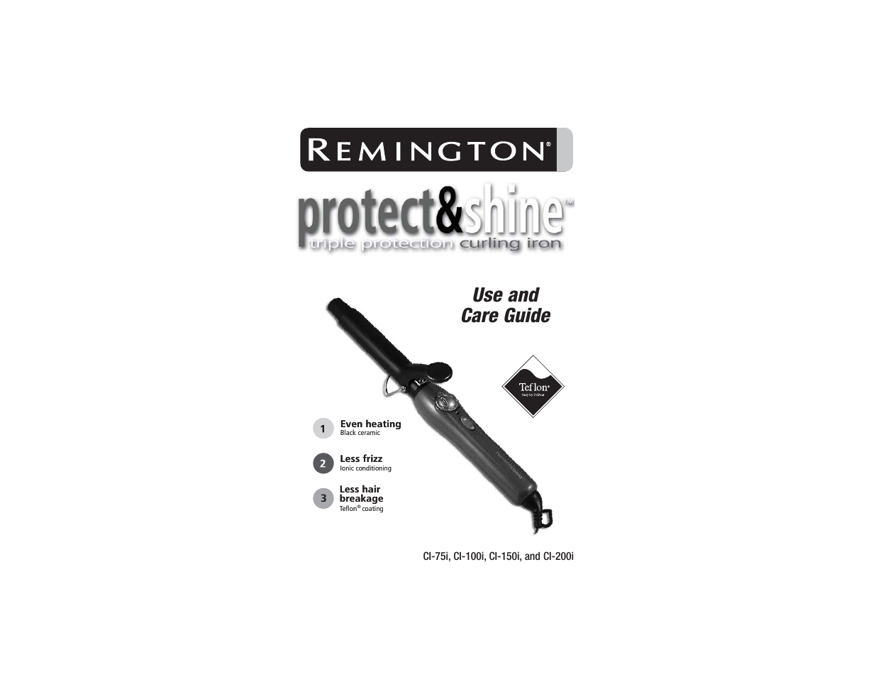 Remington CI-150i User Manual | 7 pages