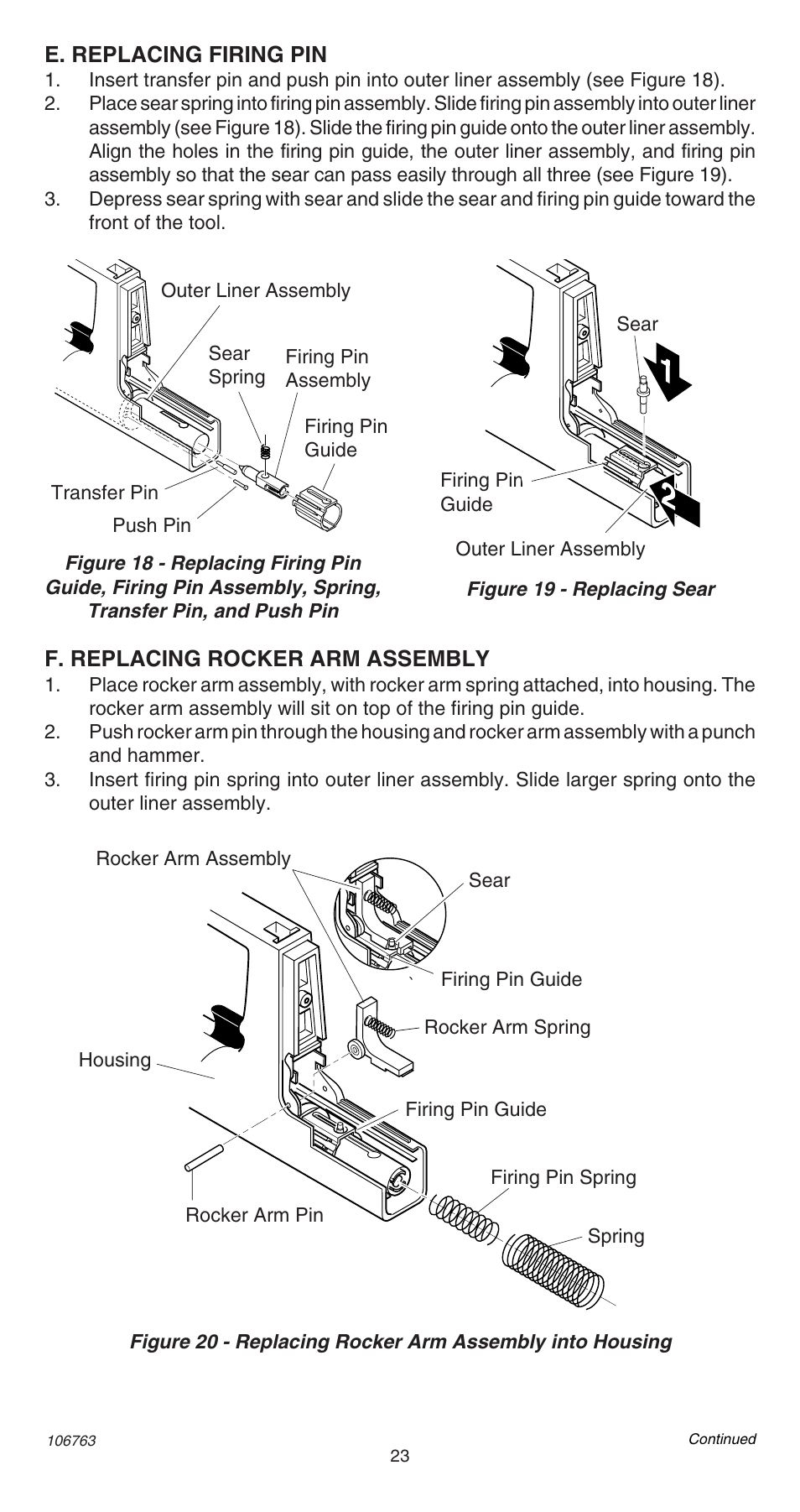 Remington 500V User Manual | Page 23 / 32