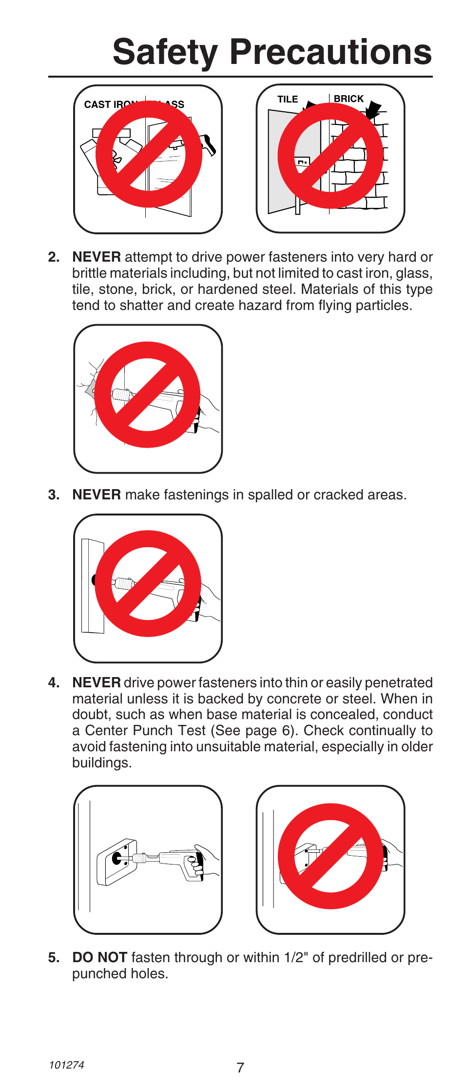Safety precautions | Remington 490 User Manual | Page 7 / 80