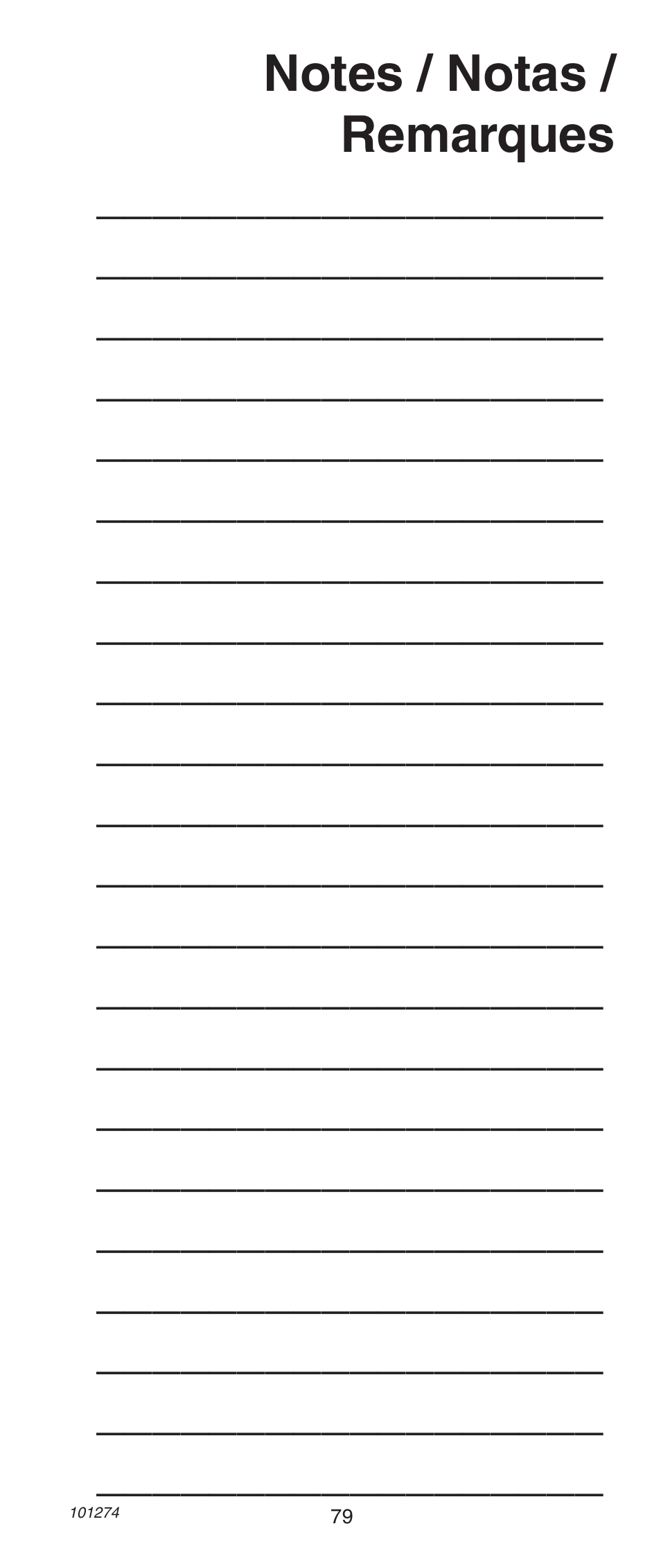 Remington 490 User Manual | Page 79 / 80