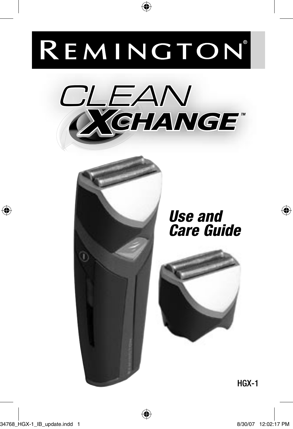 Remington Men's Shaver User Manual | 19 pages
