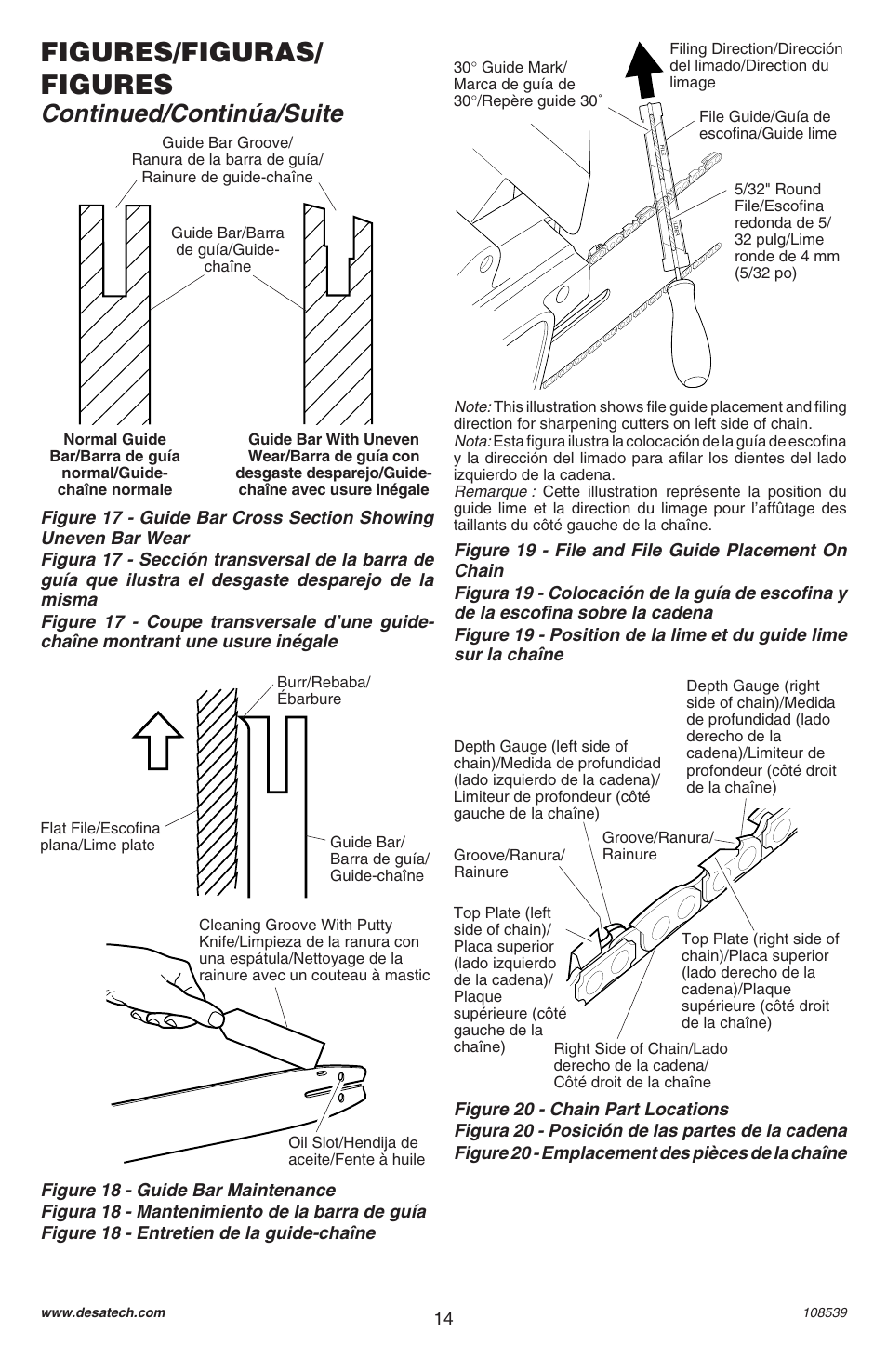 Figures/figuras/ figures, Continued/continúa/suite | Remington LNT-2 User Manual | Page 14 / 52
