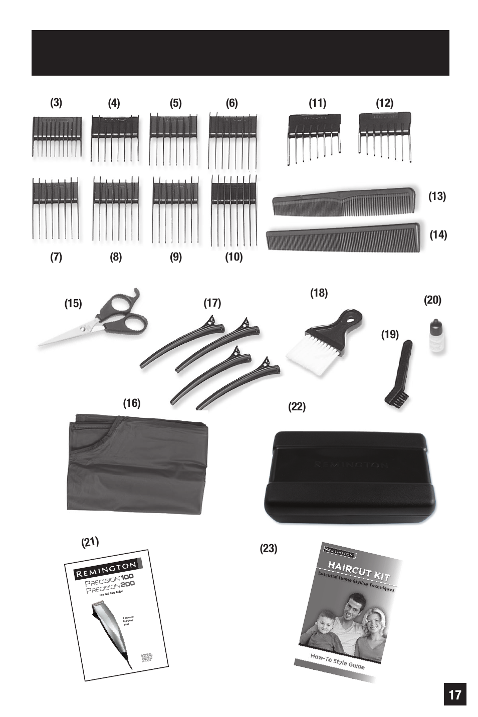 Remington PRECISION HC-70 User Manual | Page 17 / 24