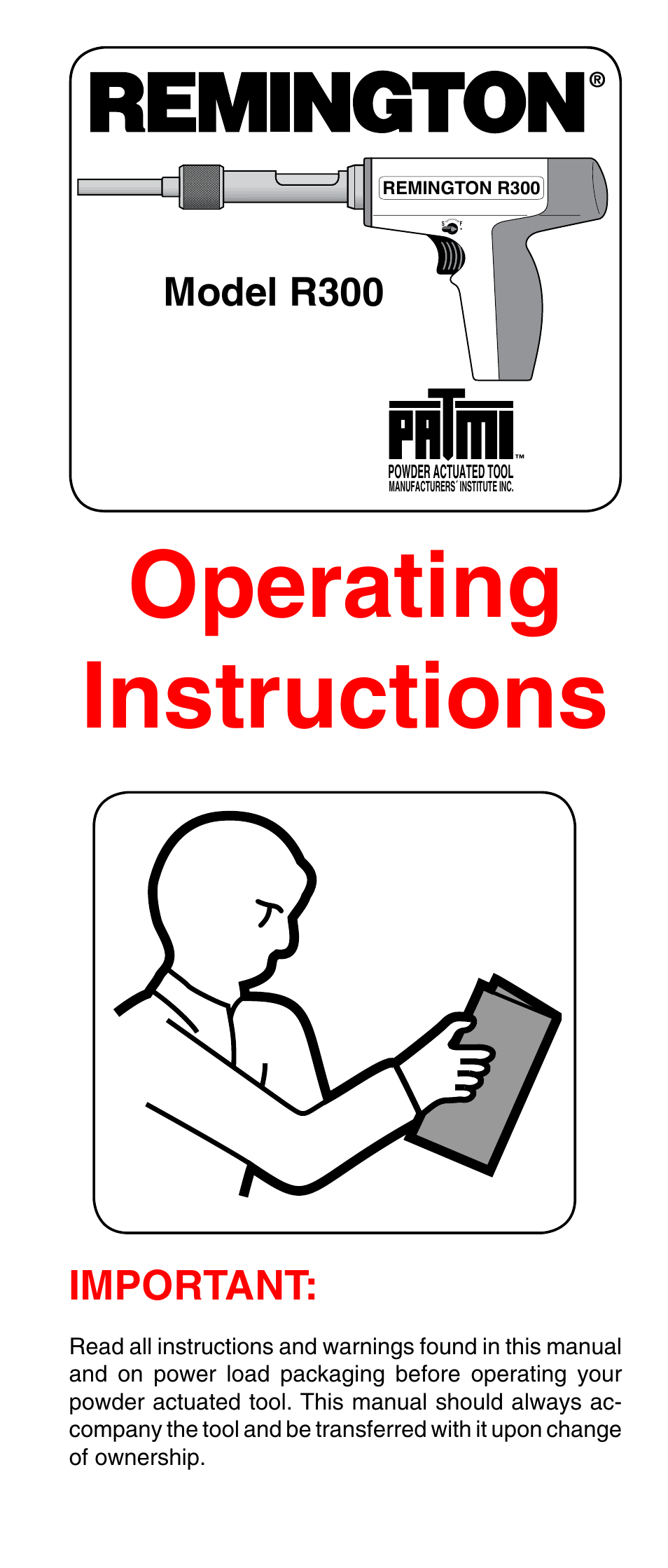 Remington r300 User Manual | 72 pages