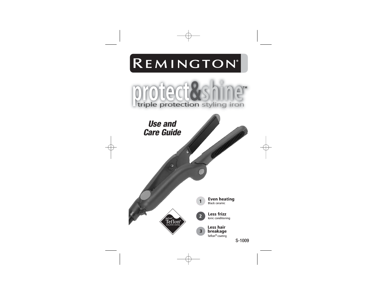 Remington S-1009 User Manual | 7 pages