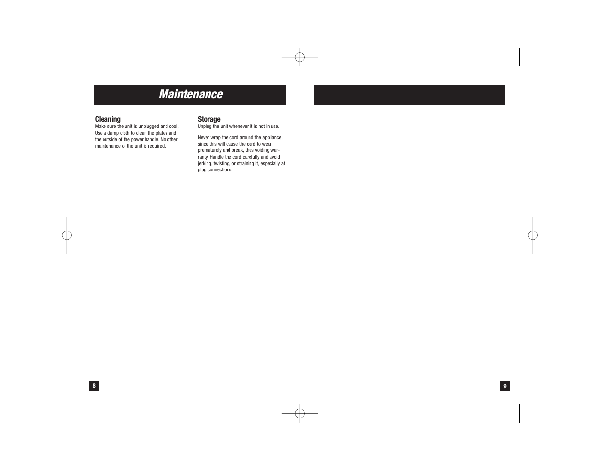 Maintenance | Remington S-1009 User Manual | Page 5 / 7
