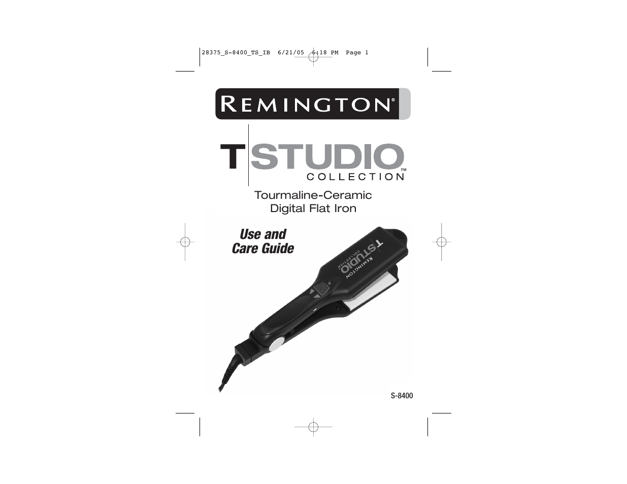 Remington S-8400 User Manual | 5 pages